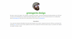 Desktop Screenshot of greengeckodesign.com